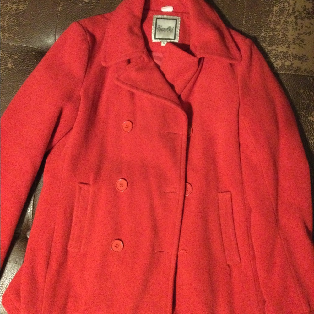 Red Peacoat